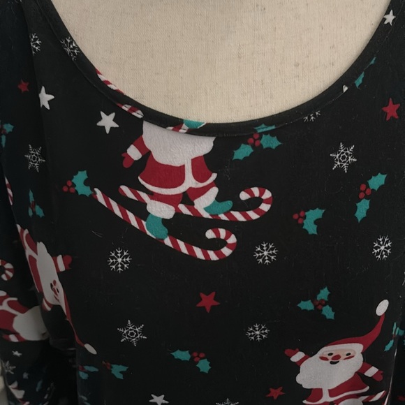 Holiday Christmas Pajamas Adorable Candy Canes & Santa Colorful Final Sale - Picture 2 of 6